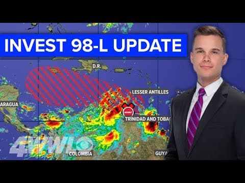 Thursday 10 AM tropical update: Invest 98 could reach Gulf