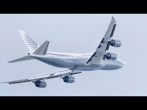 Trump defends Qatar gifting him $500 million plane to use as Air Force One