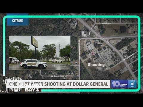 1 person hurt in Dollar General shooting in Crystal River, deputies say