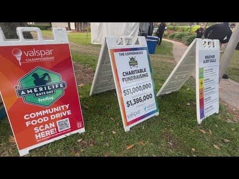 Valspar Championship sees golf fans and local charities win big