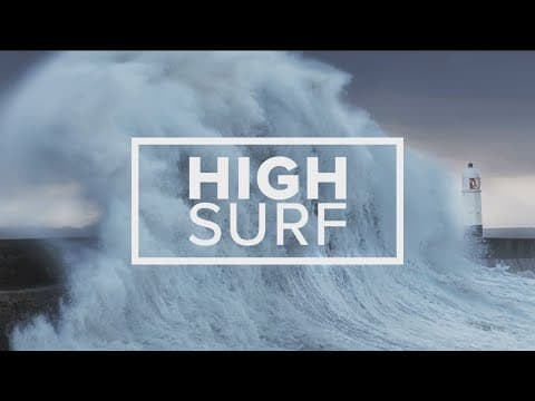 High surf hitting San Diego through the weekend