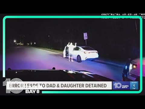 Father, daughter detained after a deputy's typo made their vehicle appear as stolen