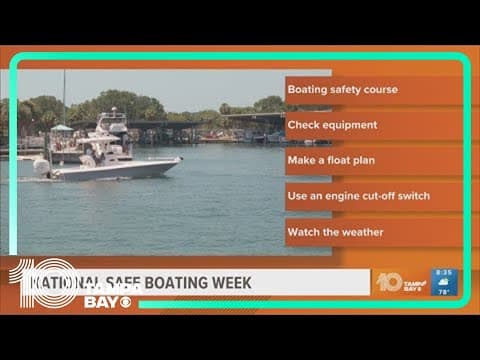 National Safe Boating Week 2023 kicks off this weekend