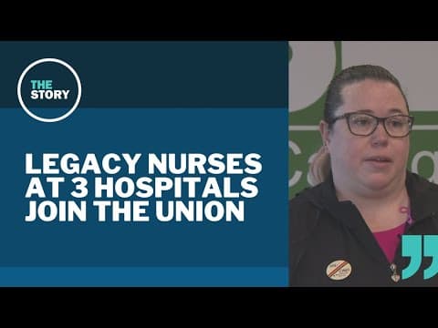 Nurses at 3 Portland Legacy hospitals vote to unionize with Oregon Nurses Association