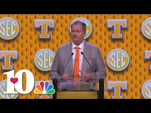 Tennessee football coach excited about Tennessee brand