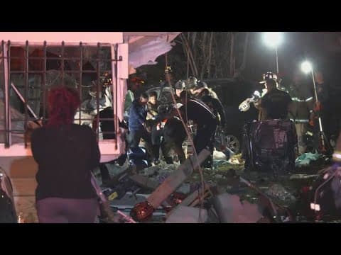 Driver rescued after SUV smashes into house in Sunnyside