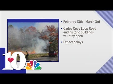 Prescribed burns planned in Cades Cove area starting Feb. 13