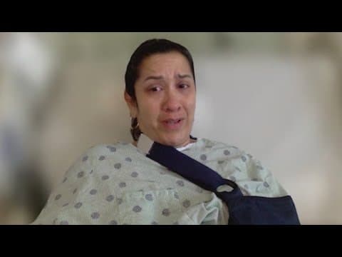 Roofing nails on road in The Woodlands land cyclist in the hospital