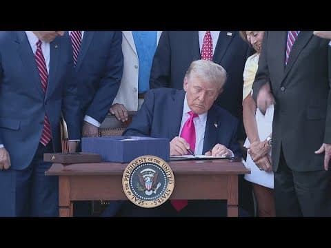 President Trump calling for more change in college sports