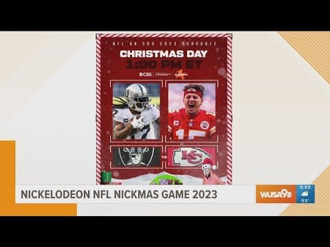 The NFL teams up with Nickelodeon for the ‘NFL Nickmas’ alternate broadcast for the Christmas Day ga