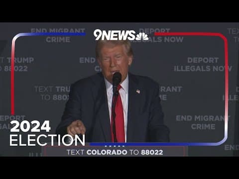 Trump holds campaign rally in Aurora