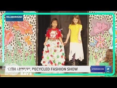 Hillsborough County school shows off students' skills with recycled fashion show