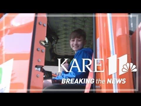 Osseo students meet snowplow they helped name during MnDOT contest