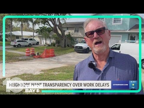 Neighbors call for more transparency over 'frustrating' bridge construction delays