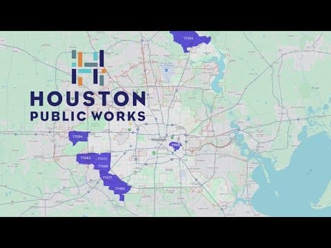 Where are water meters being upgraded in Houston?
