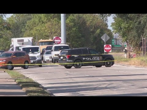 HPD: Man hit, killed by car after running from officers onto East Freeway during road rage investiga