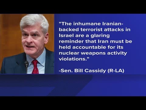 Senator Bill Cassidy headed to Israel