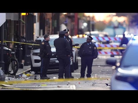 New Orleans attack | 10 dead, officers shot after truck plows through Bourbon Street crowd on New Ye