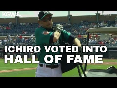 Ichiro Suzuki inducted into Baseball Hall of Fame as first Japanese player from Seattle
