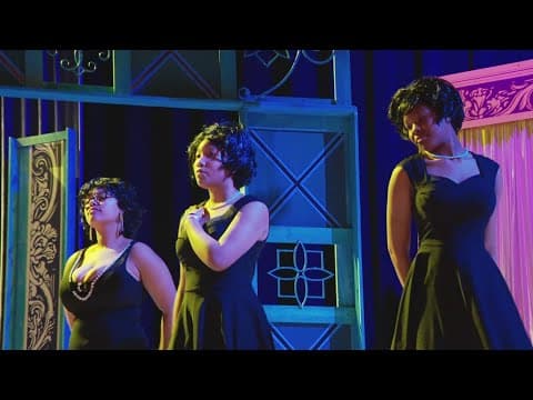 Opening night for "Dreamgirls" cast at DC high school theater