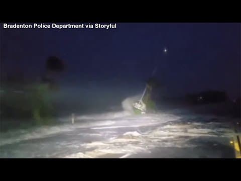 Hurricane Helene: Raw video from Tampa and Bradenton, Florida