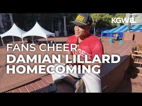 Fans celebrate news of Damian Lillard returning to Portland Trail Blazers