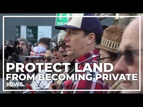 Grand Ronde Tribe holds rally to oppose PGE acquiring Willamette Falls