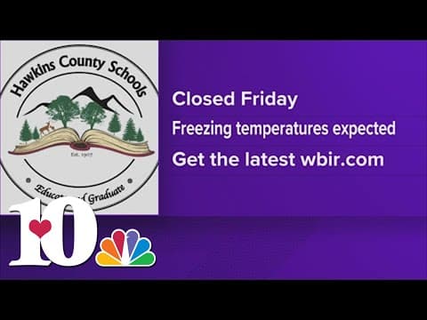 Hawkins County Schools closed for weather Friday