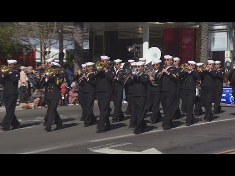 Thousands salute military veterans at San Diego Veterans Day Parade