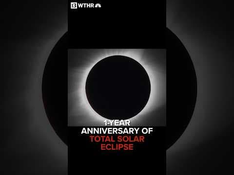 1-year anniversary of the total solar eclipse