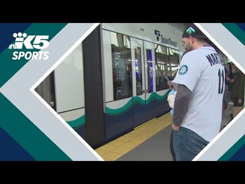 Mariners fans opt for light rail on Opening Day