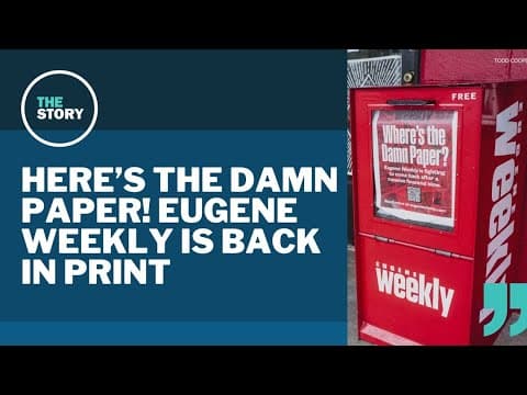 Eugene Weekly comes back from the brink, will resume printing paper