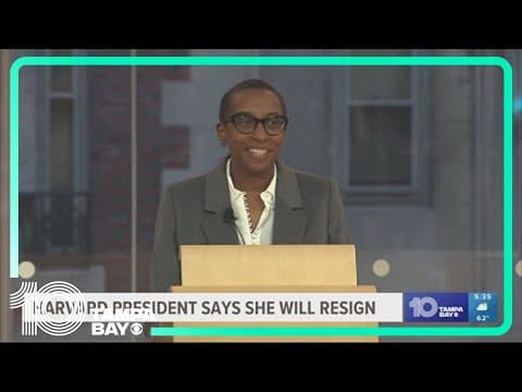 Harvard President Claudine Gay says she will resign