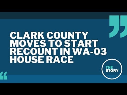 Clark County moves to begin machine recount requested by Joe Kent