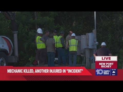1 city worker dead, 1 hospitalized in possible electrocution in New Port Richey
