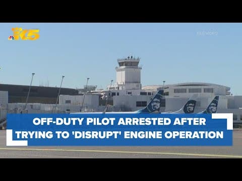 Everett flight diverted after off-duty pilot tried to 'disrupt operation of the engines'