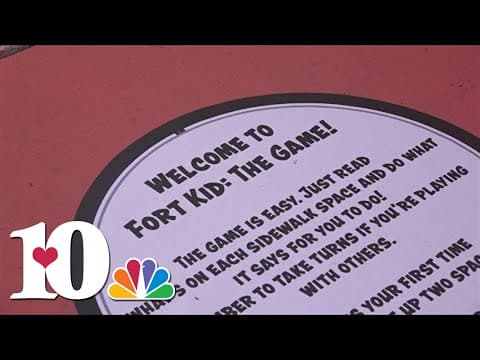 Knoxville leaders unveil new interactive mural after Fort Kid playground construction finishes