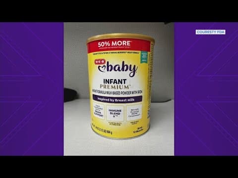 Infant formula sold by H-E-B and CVS recalled due to high levels of vitamin D