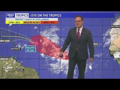 Tropical Update: Philippe expected to dissipate over the Atlantic