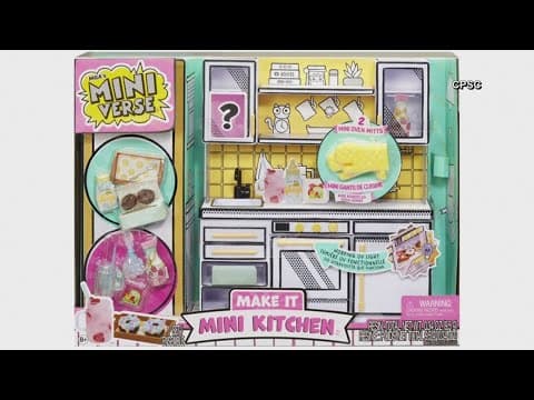 Millions of Miniverse 'Make it Mini' resin toy sets recalled
