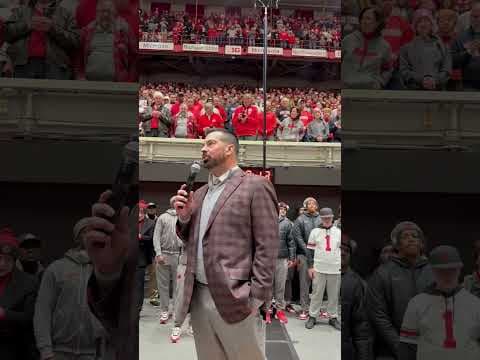 SKULL SESSION: Ryan Day fires up the crowd ahead Ohio State vs Indiana