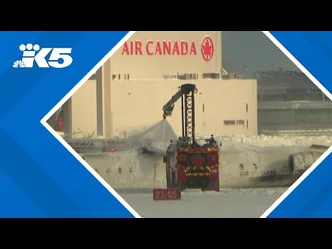 BREAKING: Delta Air Lines flight crashes upside down in Toronto