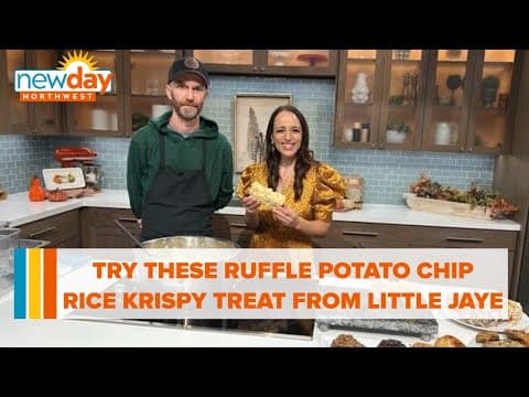 Try these Ruffle potato chip rice krispy treats from Little Jaye Bakery - New Day NW