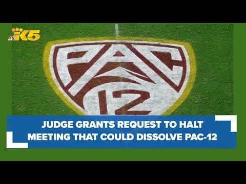 Judge rules for Oregon State and Washington State, says departing Pac-12 schools can't hold meeting