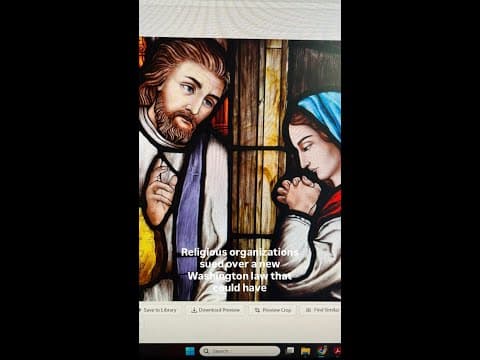 Washington settles lawsuit with Catholic Church over mandatory reporting