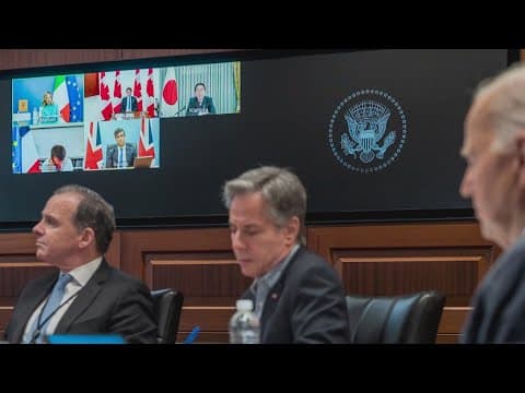 Biden convenes G-7 as Iran attacks Israel