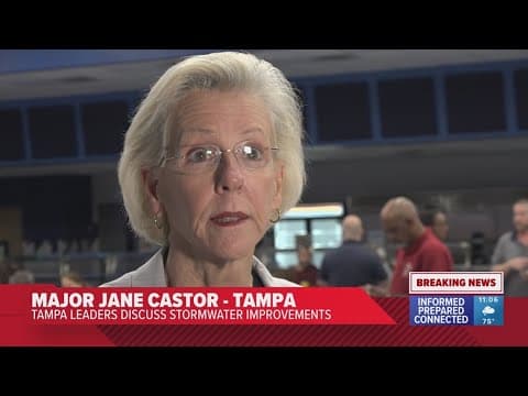 Mayor Jane Castor says despite major improvements, some storms will always overwhelm the system