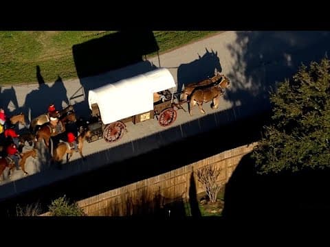 LIVE: Air 11 following trail riders as they head to Memorial Park ahead of Houston Rodeo