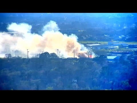 WATCH LIVE: Fire rages on Westbank