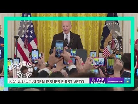 Biden issues first veto as president and defends ESG retirement plan rule